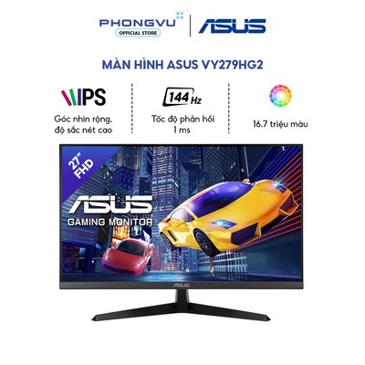 Màn Hình ASUS VY279HG2 27 inch FHD IPS - 144Hz, 1ms MPRT, FreeSync, Eye Care+, HDMI - BH 36 Tháng