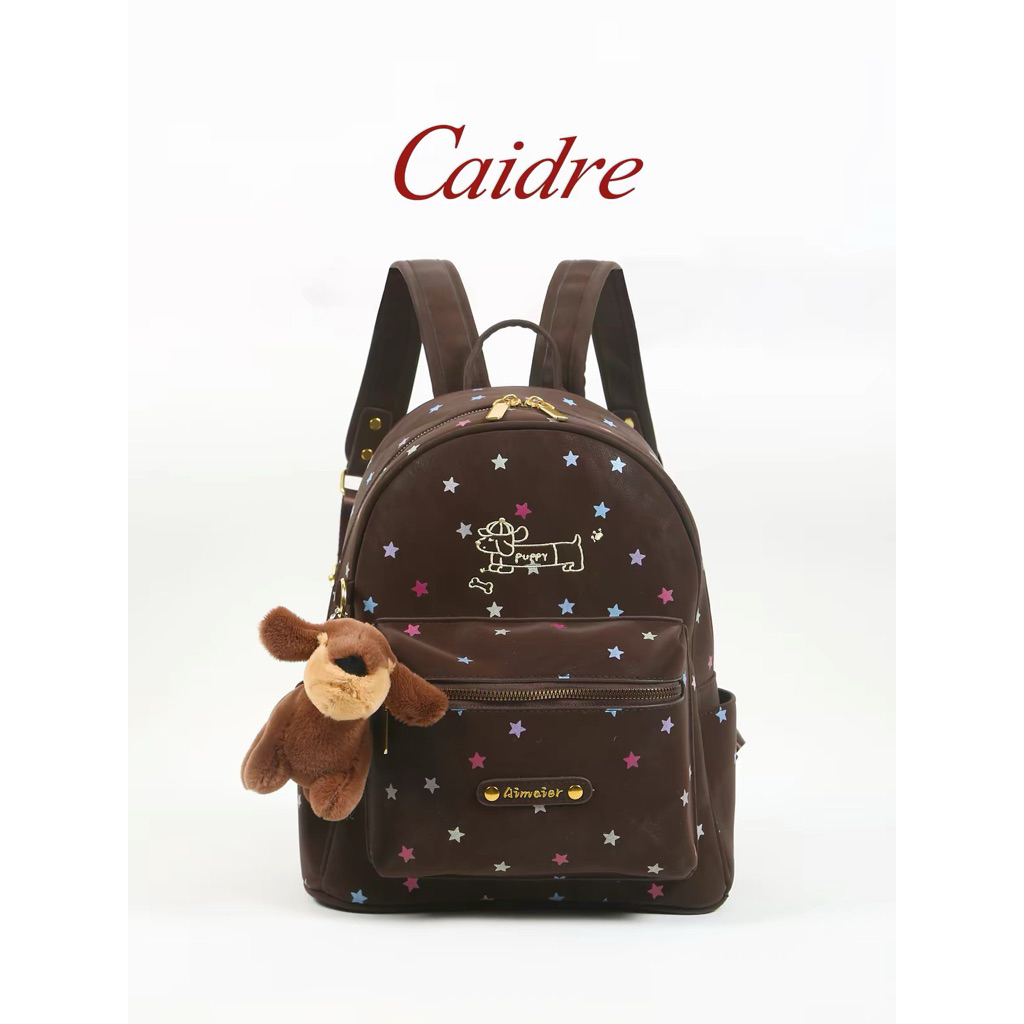 (Order 15 ngày) BALO IFASHION CAIDRE NICHE STAR – HỌA TIẾT CHÚ CÚN DỄ THƯƠNG