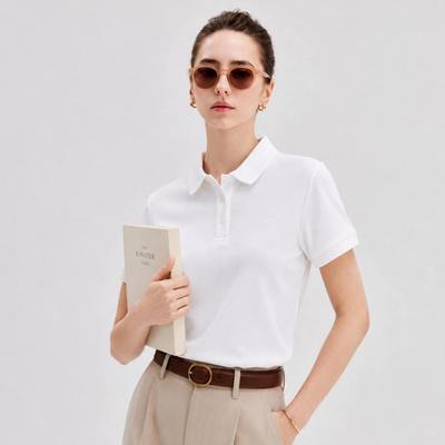 (BST POLO) Áo Polo Nữ Ngắn Tay Thái Hoà 296, Vải Trơn Sợi Tre, Kiểu Dáng Basic, Tôn Dáng Cổ, Mềm Mại