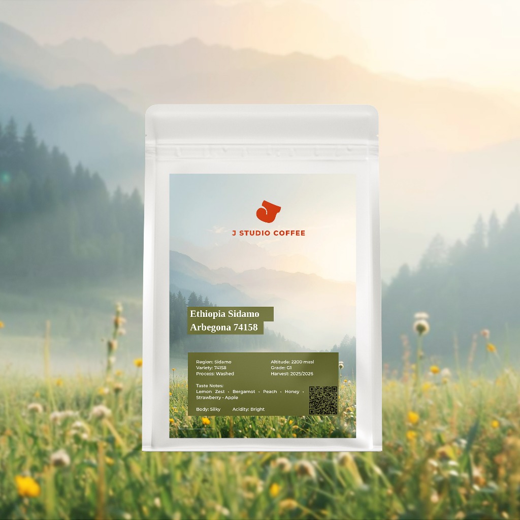 Cà Phê Hạt Arabica Ethiopia Sidamo Arbegona 74158 | Specialty Coffee | J Studio Coffee