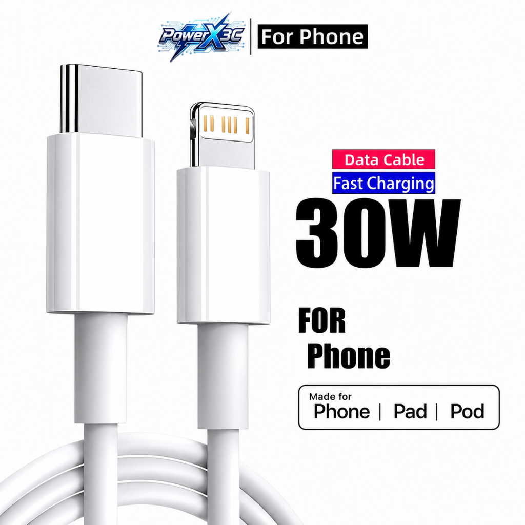 [Cáp Lightning] 20W PD Fast Charger with Type C to Lightning Cable USB-C Power Adapter for Phone 14/