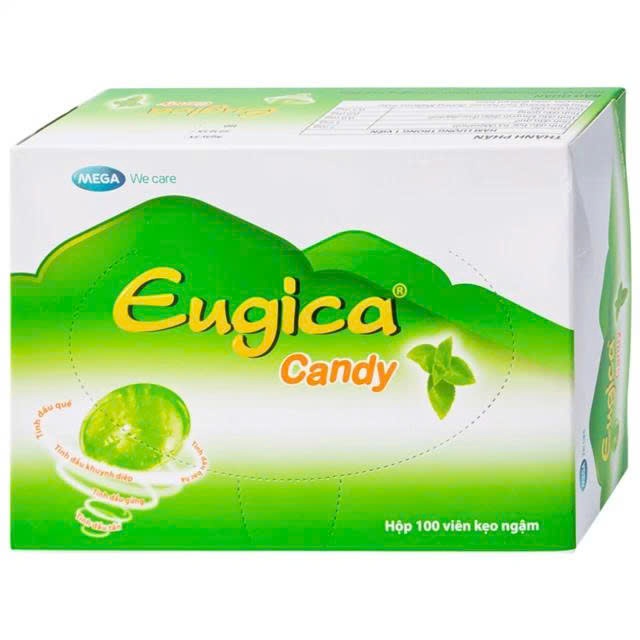Kẹo ngậm Eugica - Hộp 100 viên