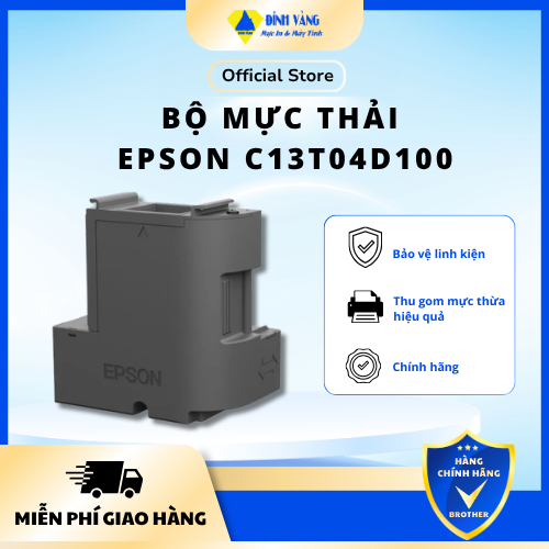 Bộ Mực Thải Epson C13T04D100 Chính Hãng - Dùng Cho Máy In Epson L6290, L6260, L6270, L14150...