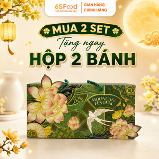 [Quà tặng] Combo 4 hộp trung thu 2 bánh xanh lá