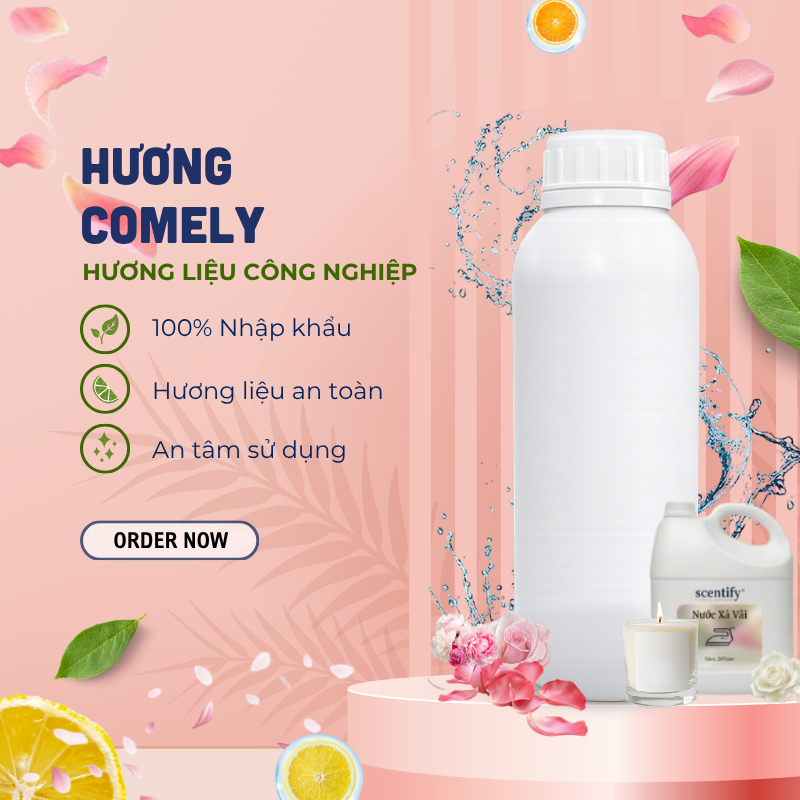 Tinh dầu Comely Fragrance 5001091 (Hương Dễ Chịu, Đam Mê) 1Kg – Hương liệu tạo mùi cho nước giặt, xà