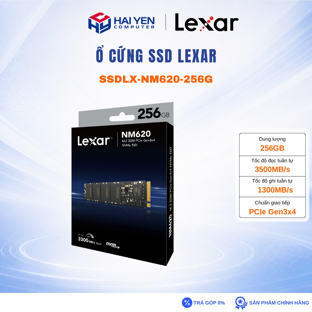 Ổ cứng SSD Lexar Nm620 256G Nvme Gen3