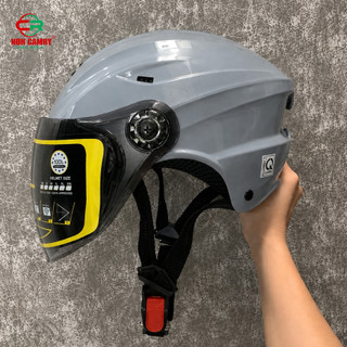 Mũ bảo hiểm STD Helmets kính dài chắn gió, chắn bụi - Dáng gù thể thao, cá tính, nhiều màu sắc, bảo hành 12 tháng
