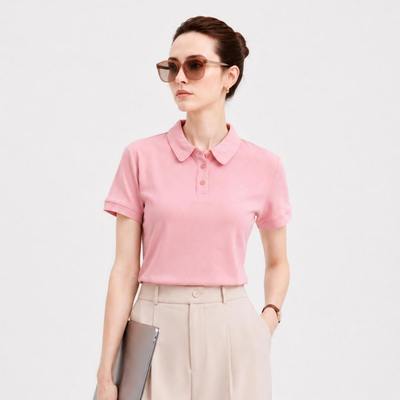 (BST POLO) Áo polo nữ tay ngắn basic 298 Thái Hoà cổ không chân vải trơn da cá sấu co dãn 4 chiều
