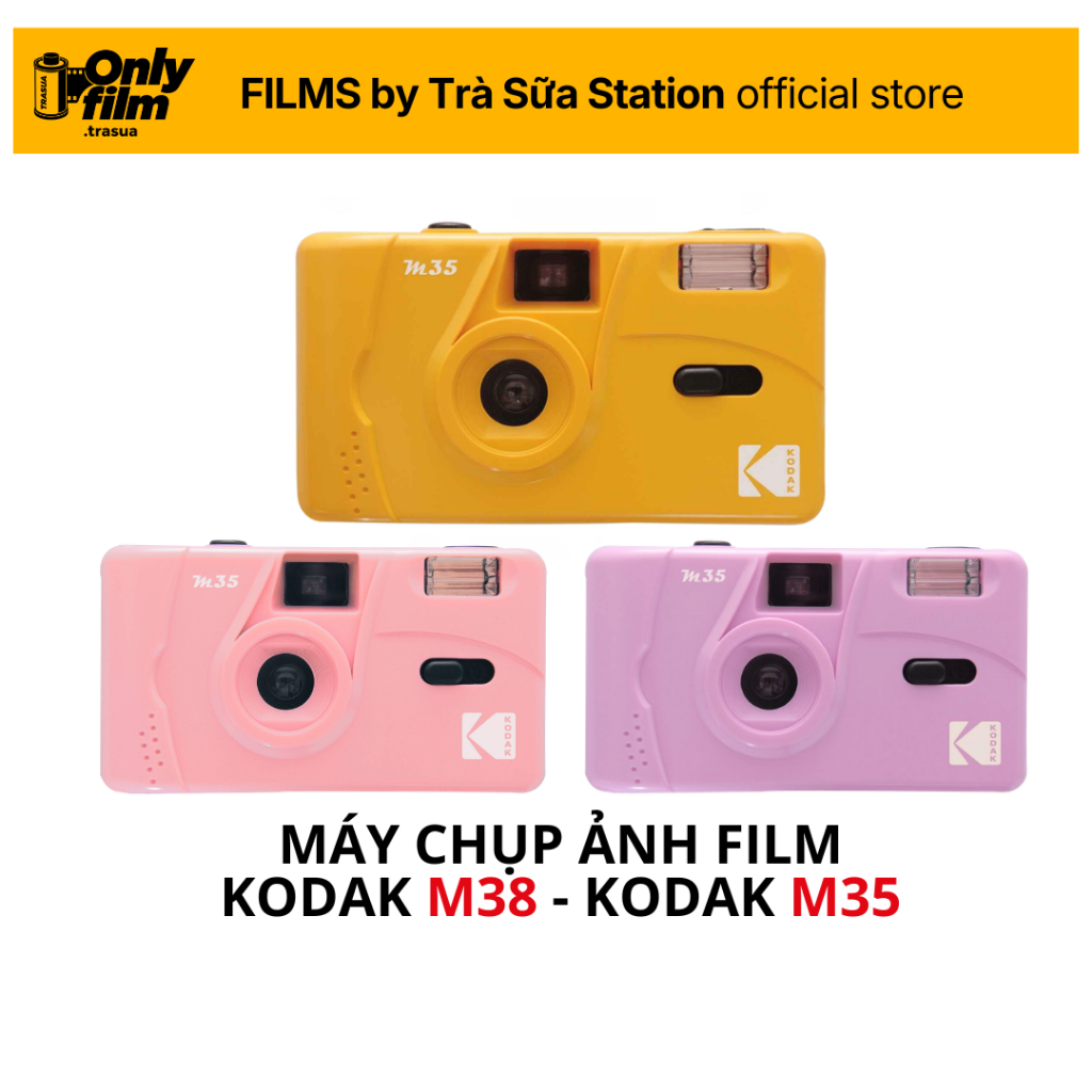 Máy ảnh Film Kodak M35 - Máy ảnh chụp film - Có thể thay films được - Không gồm PIN