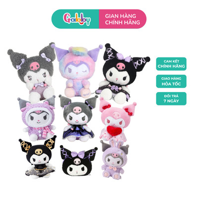 Gấu Bông Kuromi Vải Lông Mềm Mịn Đáng Yêu Nhiều Kiểu Dáng