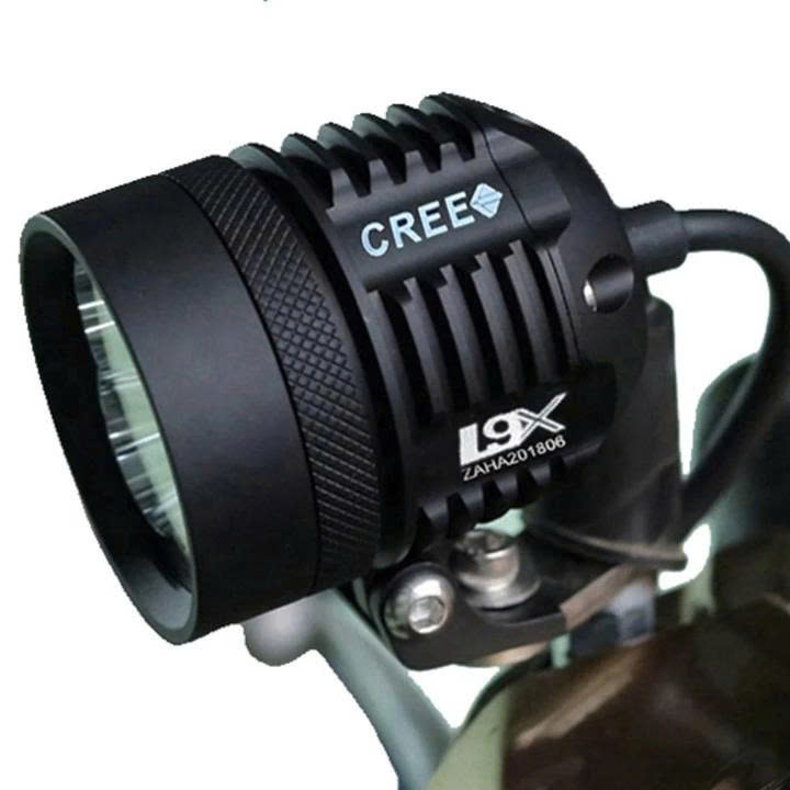 Đèn LED Trợ Sáng L9X 9 LED Cree 65W-90W / 9V-48V Kèm Mạch Passing Cho Xe Máy Xe Điện - Chống Nước IP