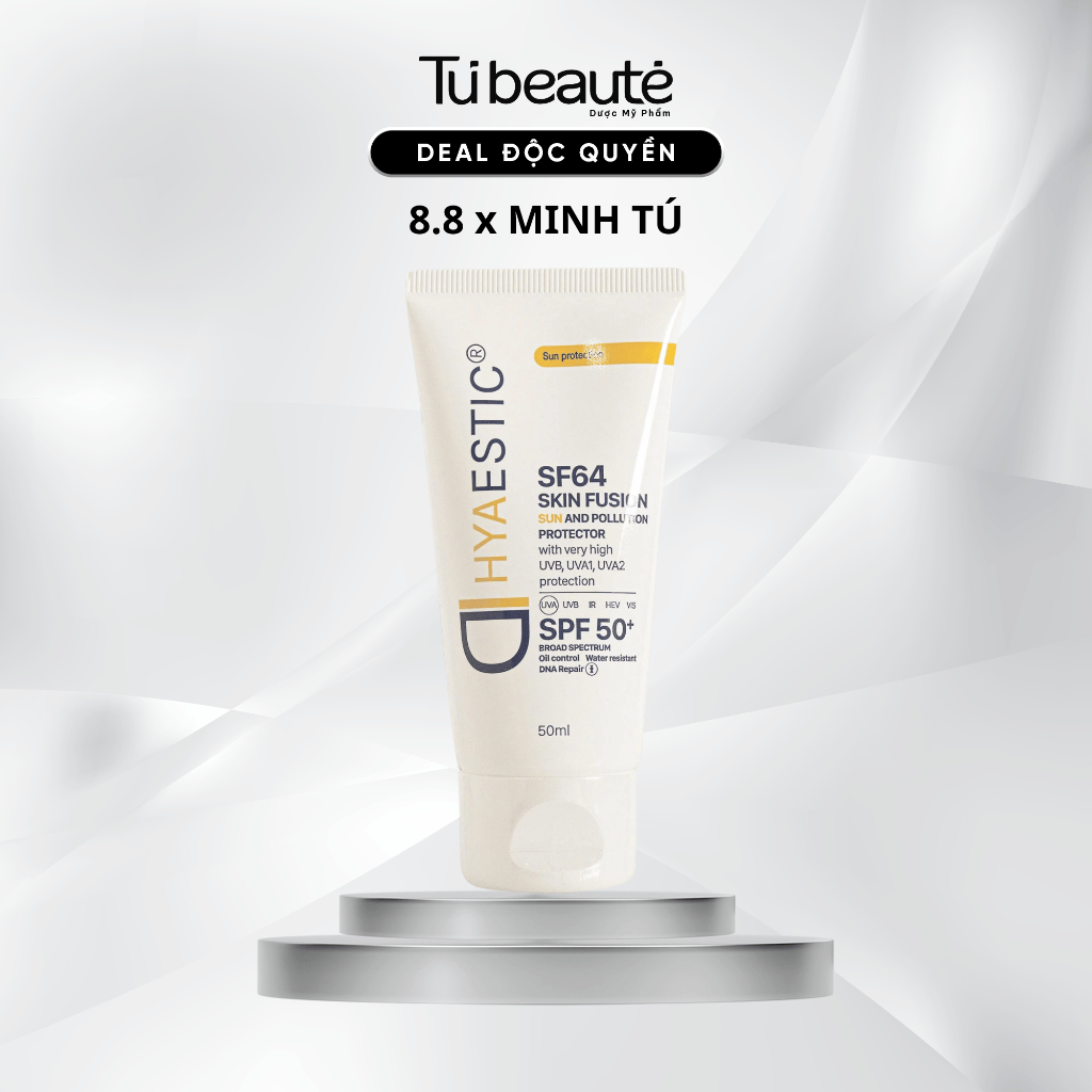 [MINH TÚ X TÚ BEAUTÉ][HÀNG CÔNG TY] Kem Chống Nắng Hyaestic SF64 Skin Fusion Sun And Pollution Prote