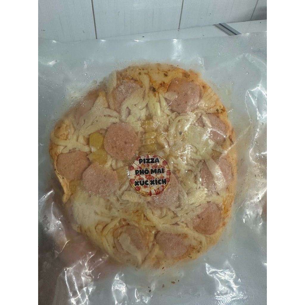 Pizza Xúc Xích Pizza Thập Cẩm Pizza Hải Sản Pizza Thịt Bò size 15cm