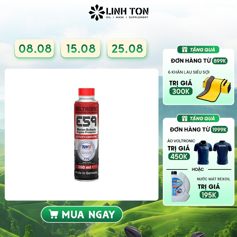 Phụ gia phủ sứ Voltronic E59 Motor-Schutz Engine Protector (Ceramic)