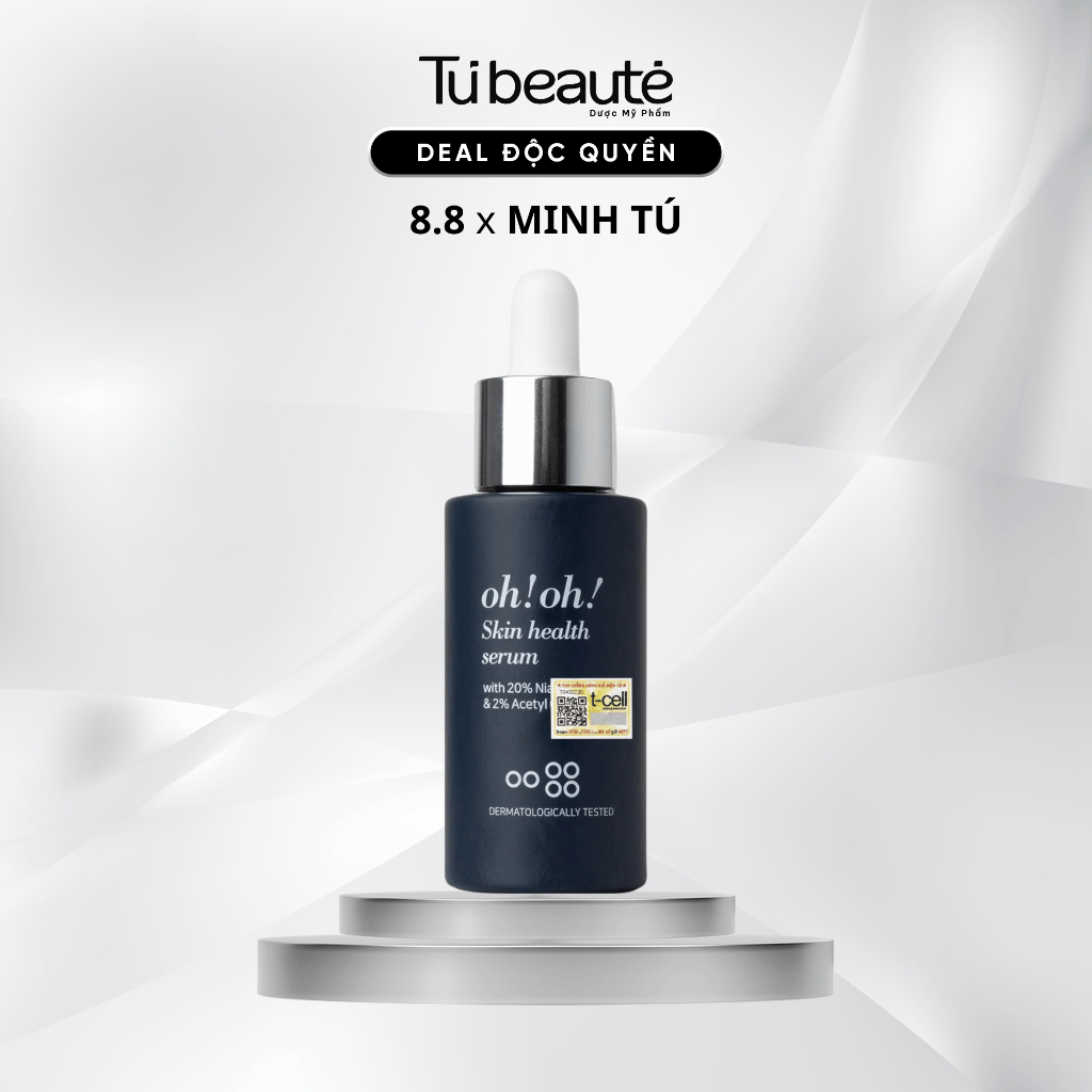 [MINH TÚ X TÚ BEAUTÉ][HÀNG CÔNG TY] Tinh Chất Dưỡng Sáng Da, Giảm Thâm Nám OhOh Skin Health Serum Ni