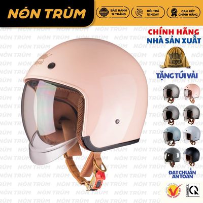 Mũ bảo hiểm 3/4 Royal M139 kính âm size M L XL XXL chính hãng được phân phối tại hệ thống Nón Trùm