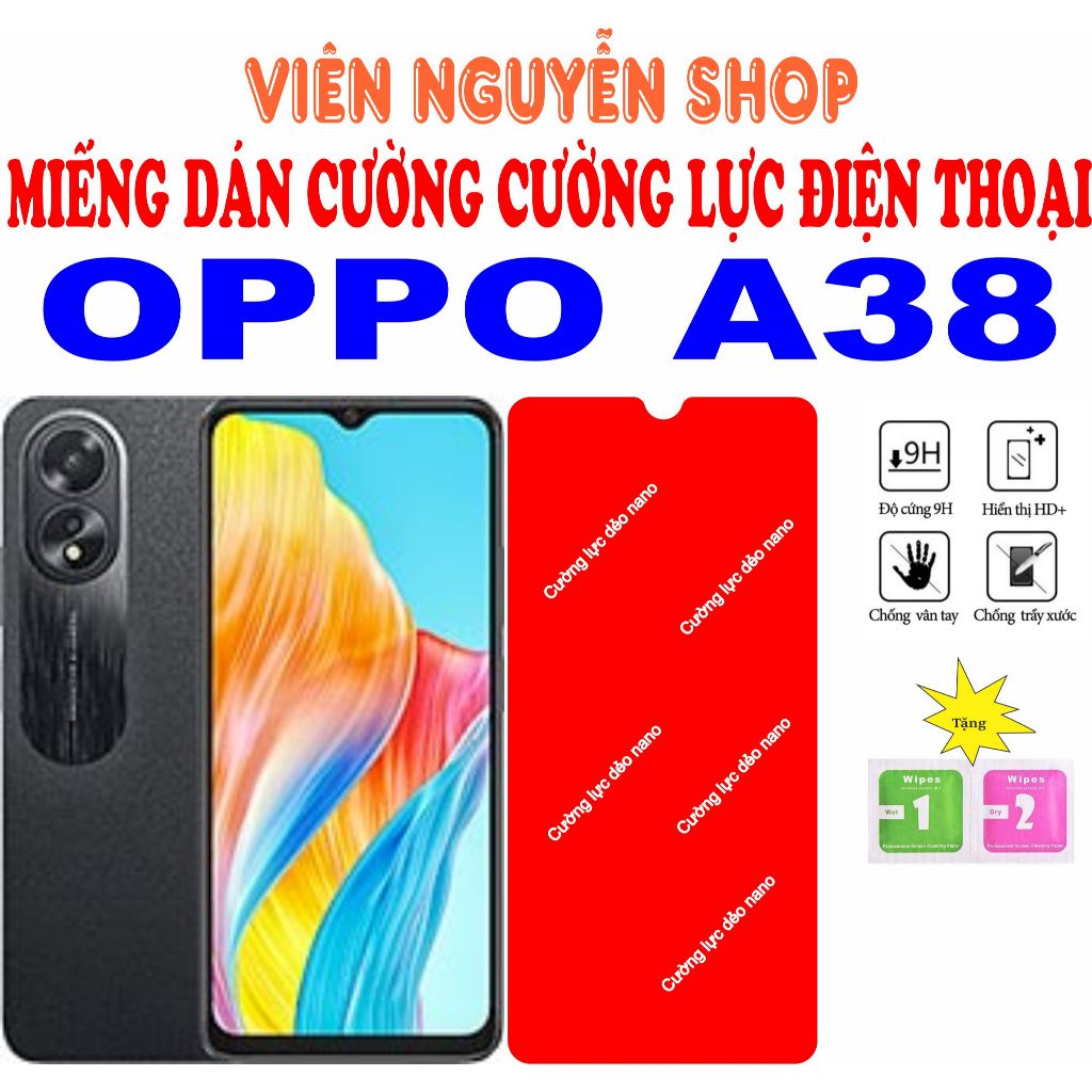 Kính cường lực dẻo cho điện thoại OPPO A38