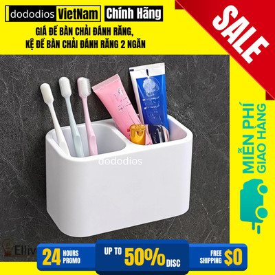 Kệ Đựng Kem Đánh Răng Nhà Tắm – Kệ Gia Dụng Phòng Tắm Nhựa PP Cao Cấp Bền Chắc - Chính hãng dododios