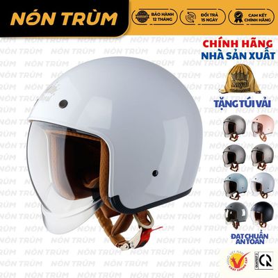 Nón bảo hiểm 3/4 Royal M139 có kính âm che mặt, hạn chế nắng chói, chính hãng, bảo hành 12 tháng