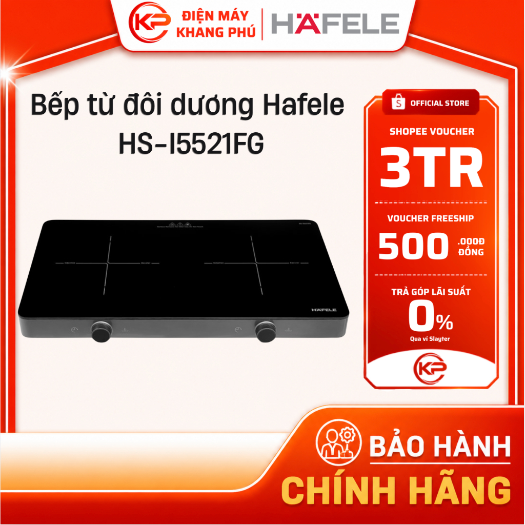 Bếp từ đôi dương Hafele HS-I5521FG