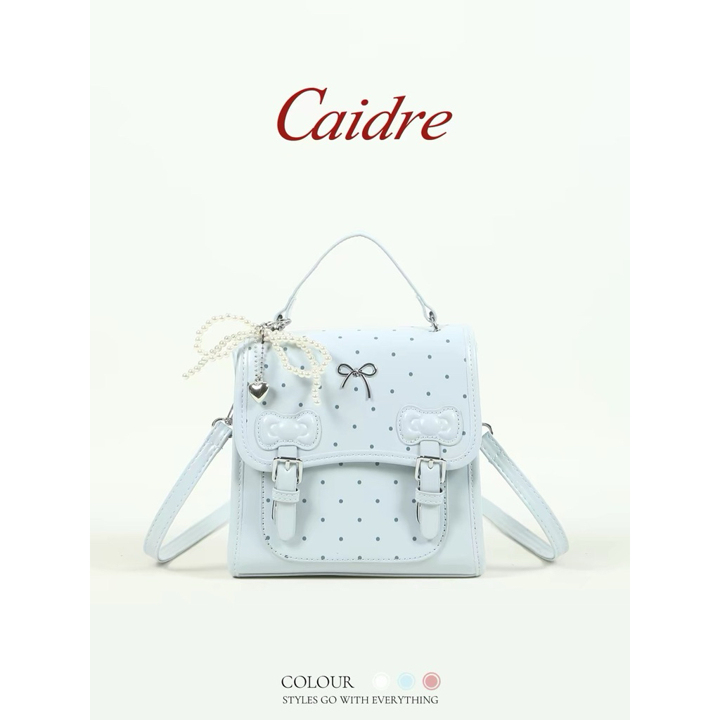(Order 15 ngày) BALO IFASHION CAIDRE NICHE CHẤM BI – NỮ TÍNH, THANH LỊCH