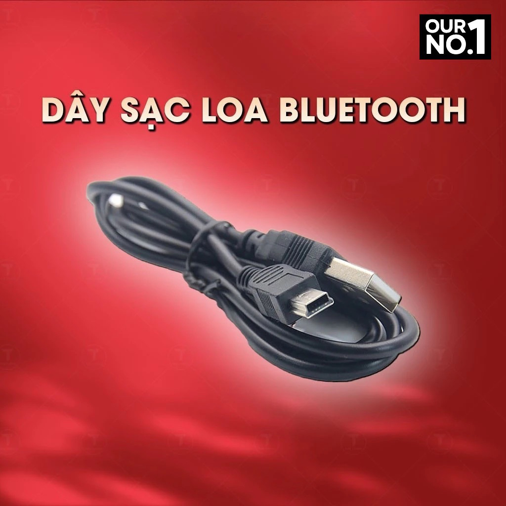 Cáp sạc loa đầu V3 USB, dây sạc 5V dùng cho loa Bluetooth loa mini loa karaoke V3