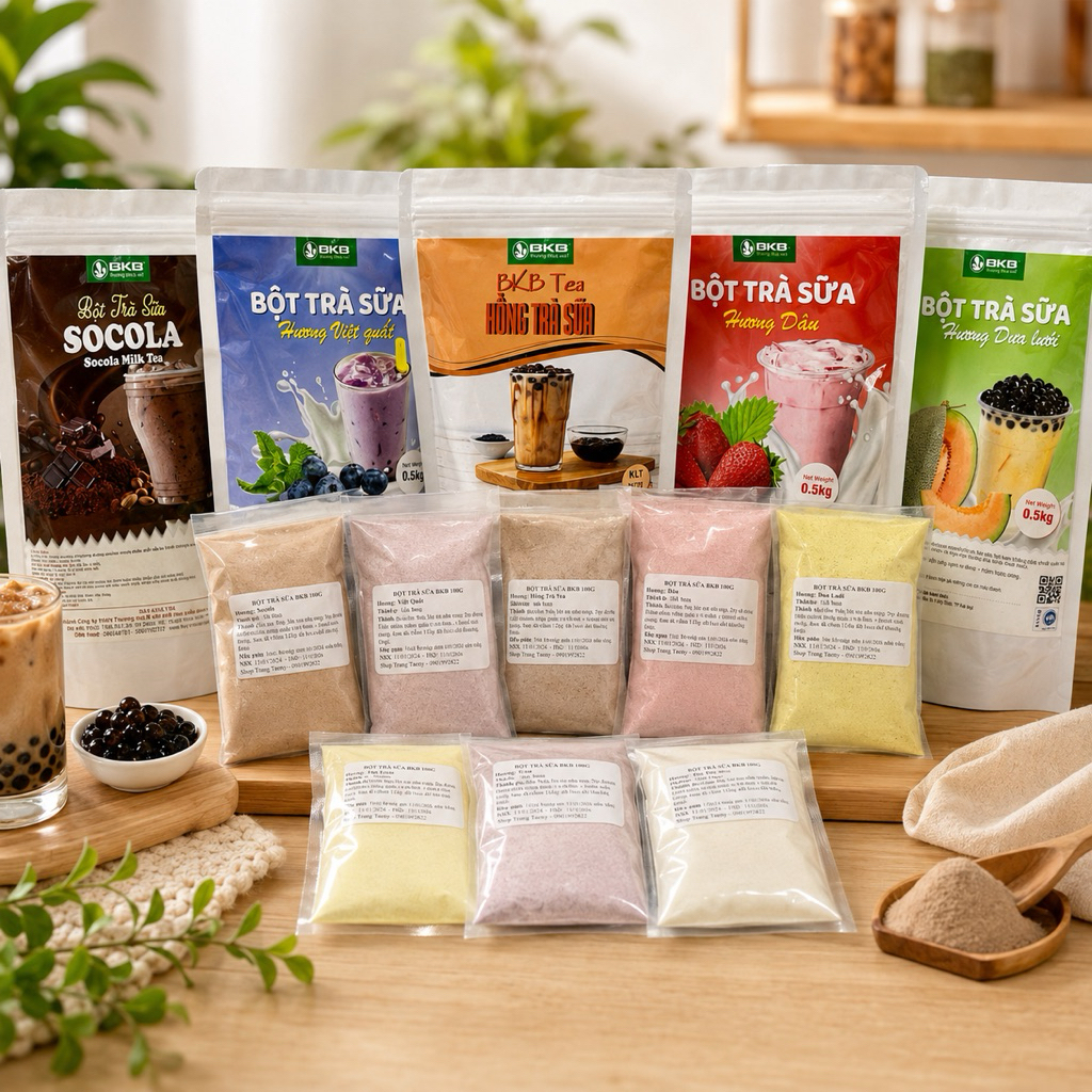 Bột Trà sữa pha sẵn BKB các vị