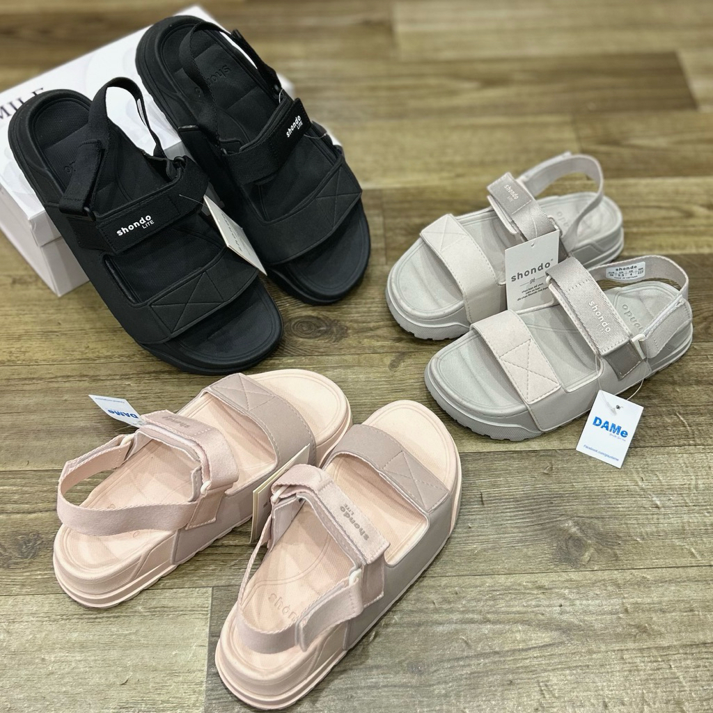 Sandanl Shondo Platy 4 lite đen/ xám/ hồng