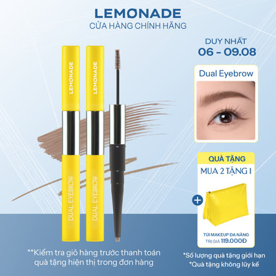 Combo 2 Chì kẻ mày 2 đầu Lemonade Dual Eyebrow (2 cây x 2.75g)