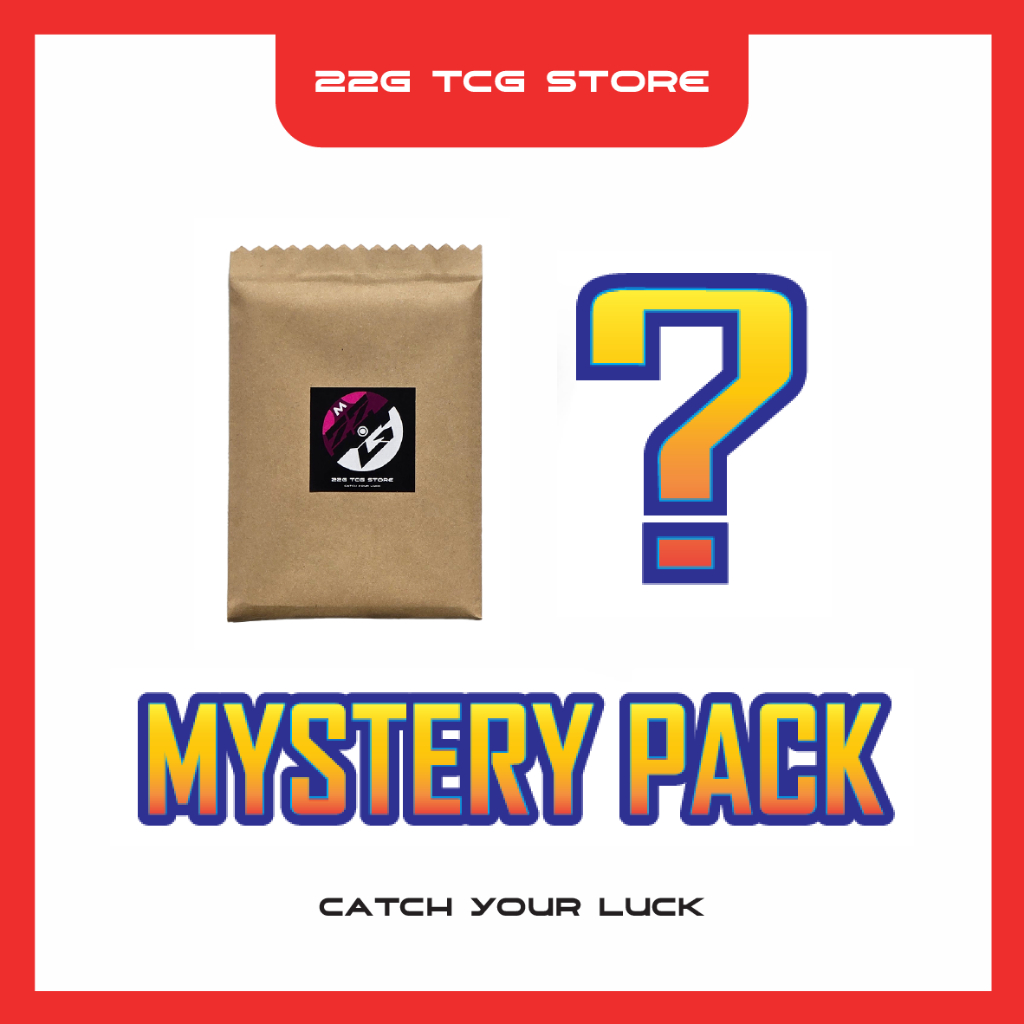 [LIMITED 25 PACKS] Pokémon TCG Mystery  MT Pack - 22G TCG Store (100% Holo trở lên) Pokemon Card TCG