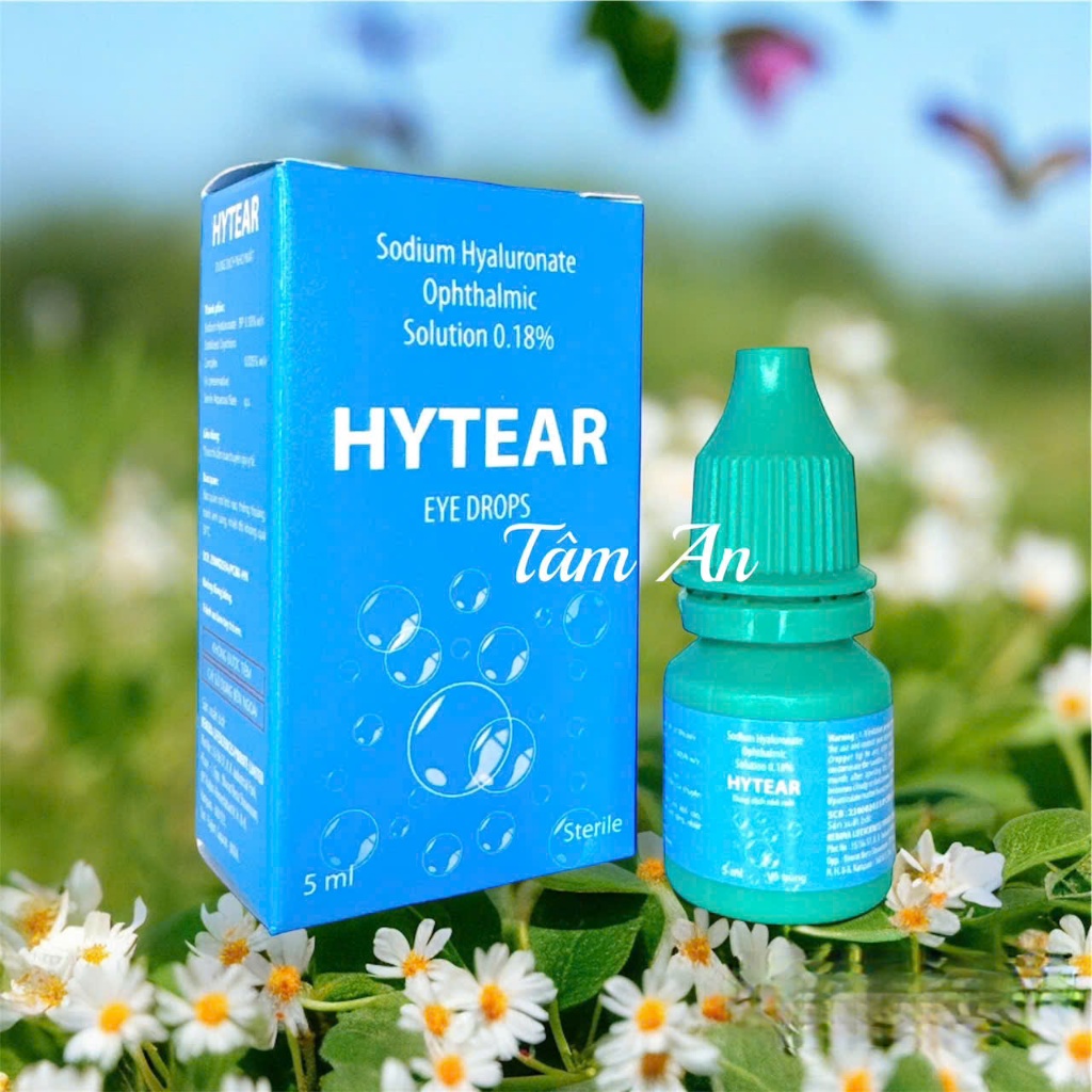 Nước Mắt Nhân Tạo HYTEAR 05ml Nhỏ Ngâm Lens Mổ Cận Thị, Nhỏ Mắt Cấp Ẩm Dành Cho Kính Áp Tròng