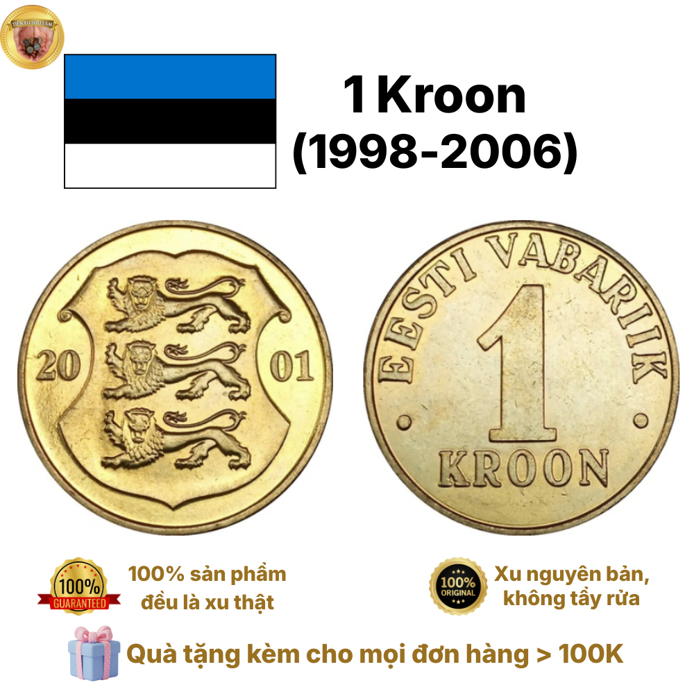 Tổng hợp các mẫu đồng xu hiếm của ESTONIA