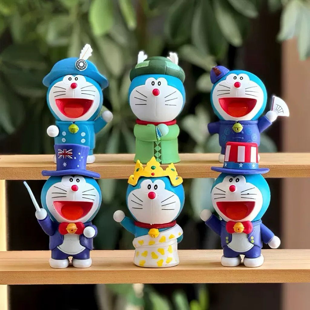 Mô hình DORAEMON Around The World 🌏 KHÔNG BOX