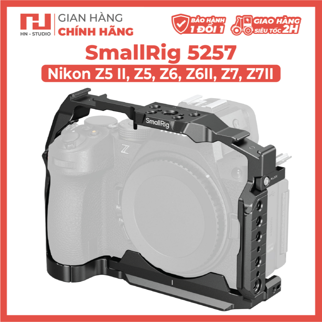 Khung Bảo Vệ - SmallRig 5257 cho Nikon Z5II, Z5, Z6, Z6II, Z7, Z7II
