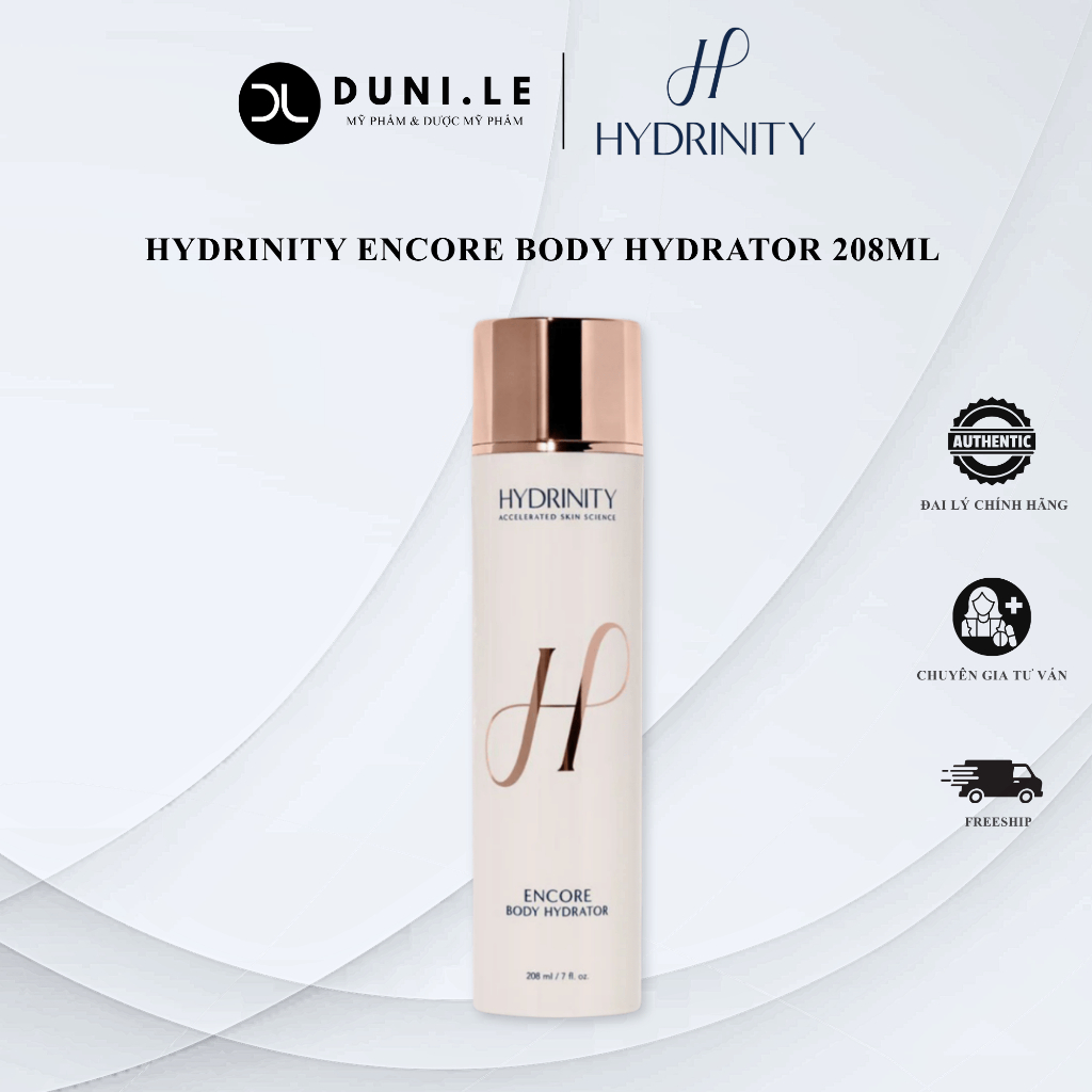 Kem dưỡng ẩm toàn thân Hydrinity Encore Body Hydrator 208ml Dưỡng thể, ẩm mịn, đều màu, săn chắc | D