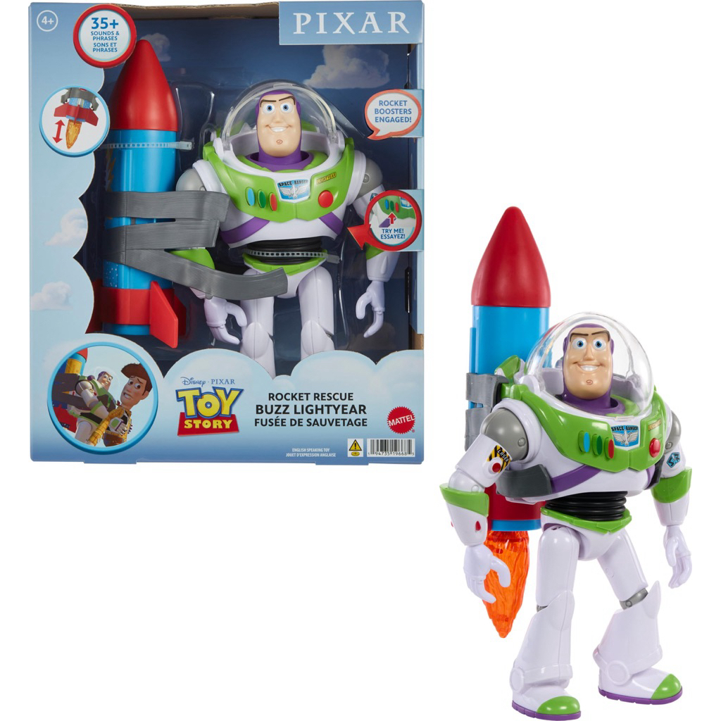 Đồ Chơi  Buzz Lightyear Rescue Rocket - Chính Hãng Mattel
