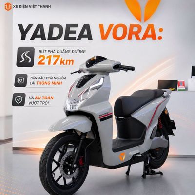 [HCM] Xe máy điện Yadea Vora - có sẵn pin chính, màn hình hiện bản đồ