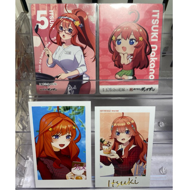 [ CHÍNH HÃNG NHẬT BẢN ] Card Nakano Itsuki - Card sinh nhật - Card Pola - Card 5nd Nhà có 5 Nàng Dâu
