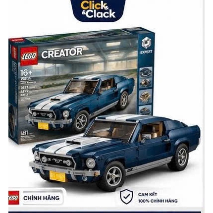 LEGO Creator Expert 10265 Ford Mustang Chính Hãng 1471 Mảnh Ghép Xe Ô Tô Sưu Tầm 16+