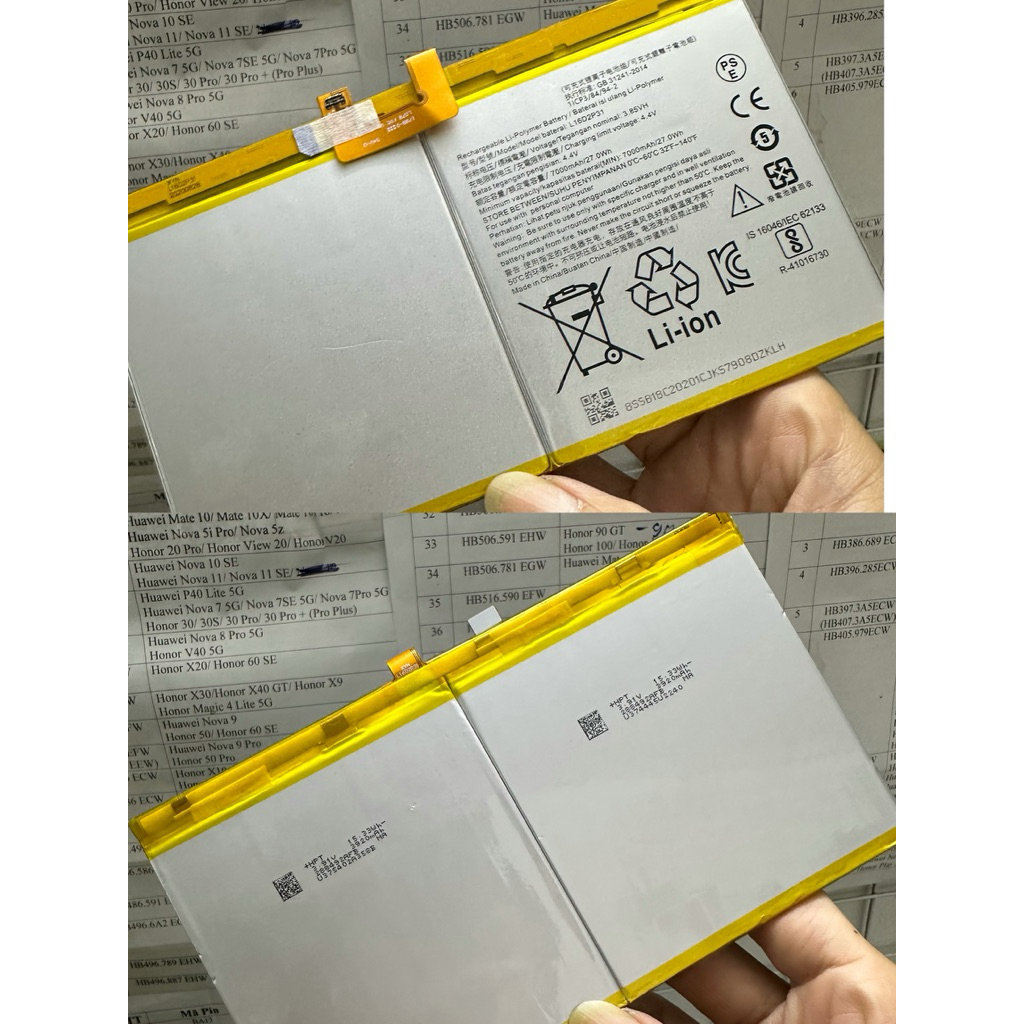 Pin lenovo tab 1 10/tab 4 10 pro