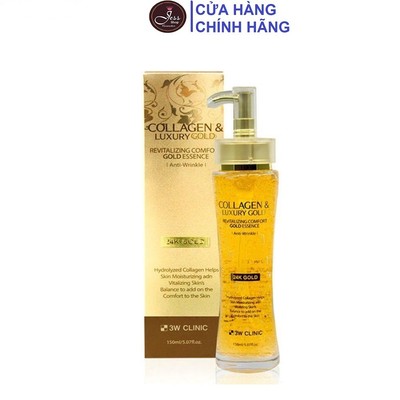 Tinh Chất Dưỡng Da 3W Clinic Collagen & Luxury Gold Revitalizing Comfort Gold Essence 150ml