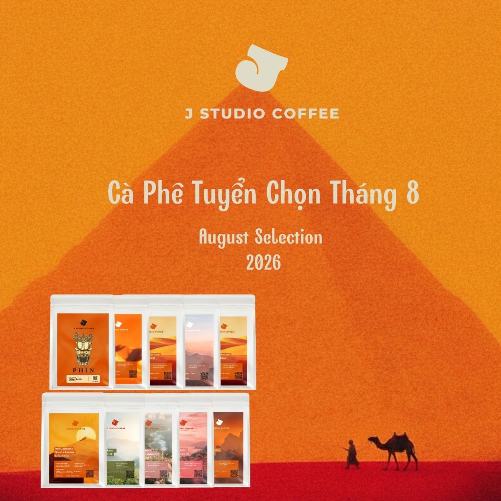 Hạt Cà Phê Tuyển Chọn Tháng 8 | August Selection 2026 | Specialty Coffee | J Studio Coffee
