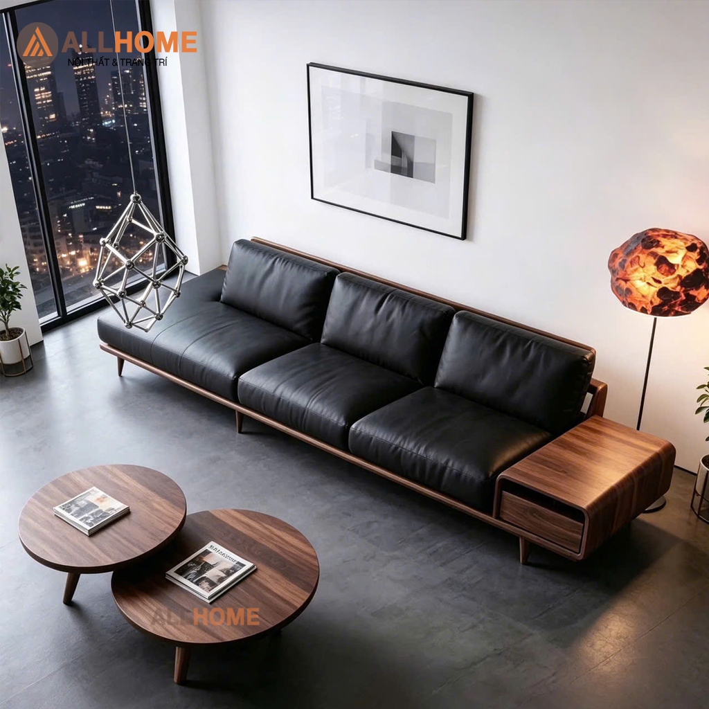 Sofa Gỗ Mây G18 ALLHOME Kiểu Dáng Hiện Đại Cao Cấp , Làm Theo Kích Thước Đặt Hàng