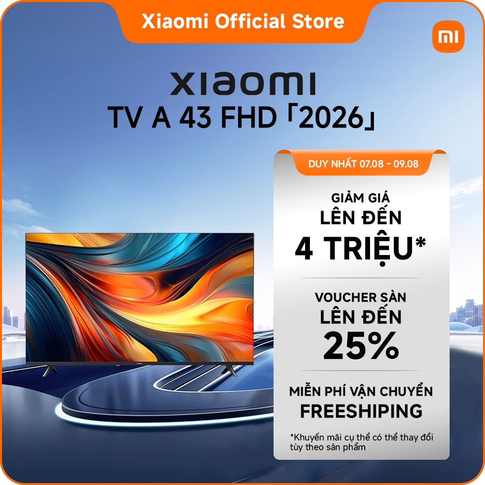 Xiaomi TV A 43 FHD 2026 | Màn hình bảo vệ mắt với chất lượng hình ảnh vượt trội