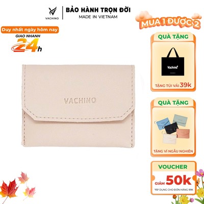 Ví da nữ đựng tiền thẻ cầm tay thời trang VACHINO nhiều màu - VN002