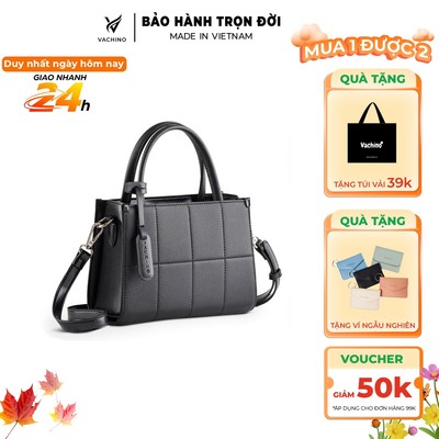Túi đeo chéo da nữ dáng vuông sang chảnh thời trang VACHINO-TX054