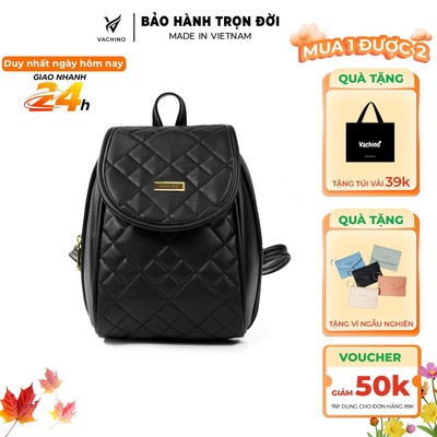 Balo da nữ dễ thương thời trang cao cấp VACHINO-BG009