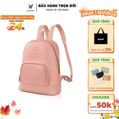 Balo da nữ thời trang Carina cao cấp thương hiệu VACHINO-BG022