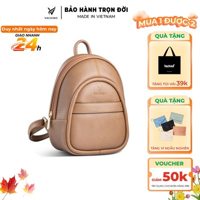 Balo da nữ thời trang cao cấp kiểu dễ thương sang chảnh VACHINO-BG035