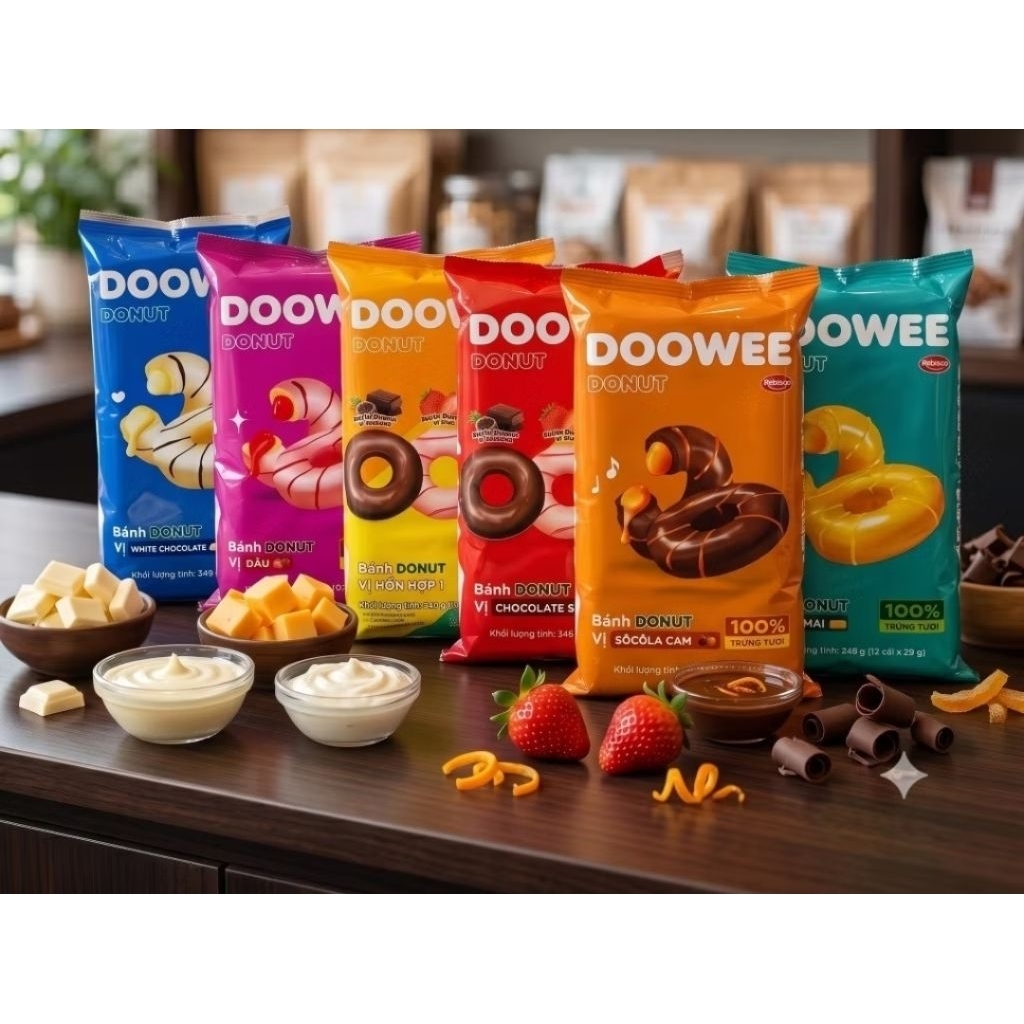 Bánh Dowee Donut gói